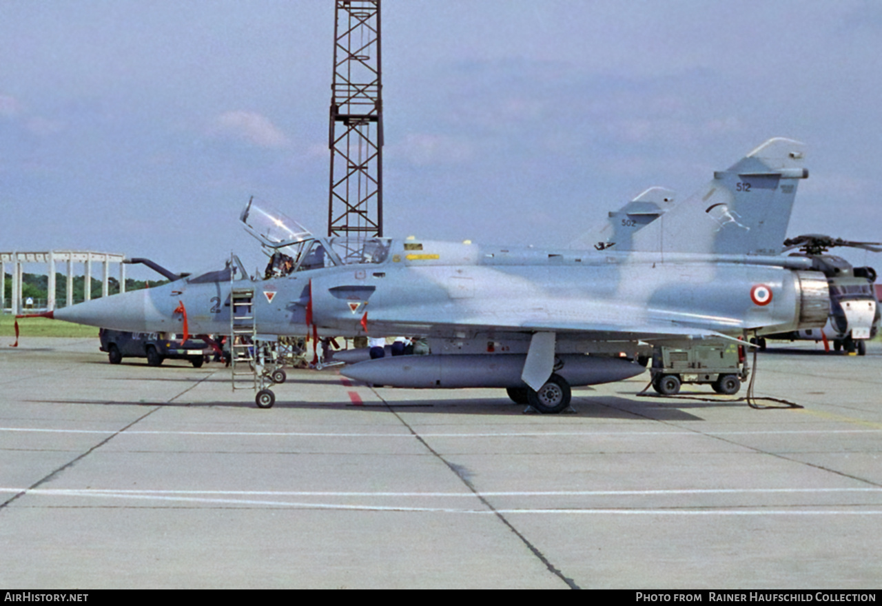 Aircraft Photo of 512 | Dassault Mirage 2000B | France - Air Force | AirHistory.net #765167