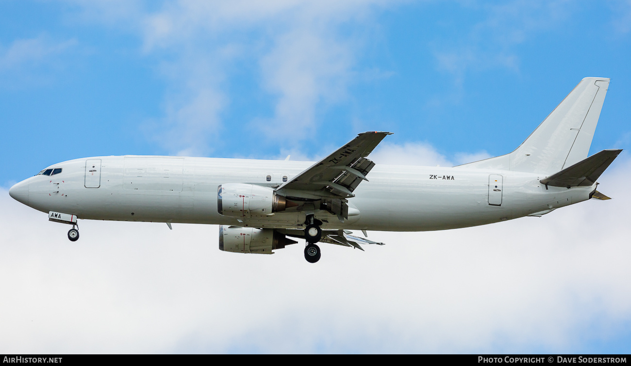 Aircraft Photo of ZK-AWA | Boeing 737-4M0F | AirHistory.net #765178