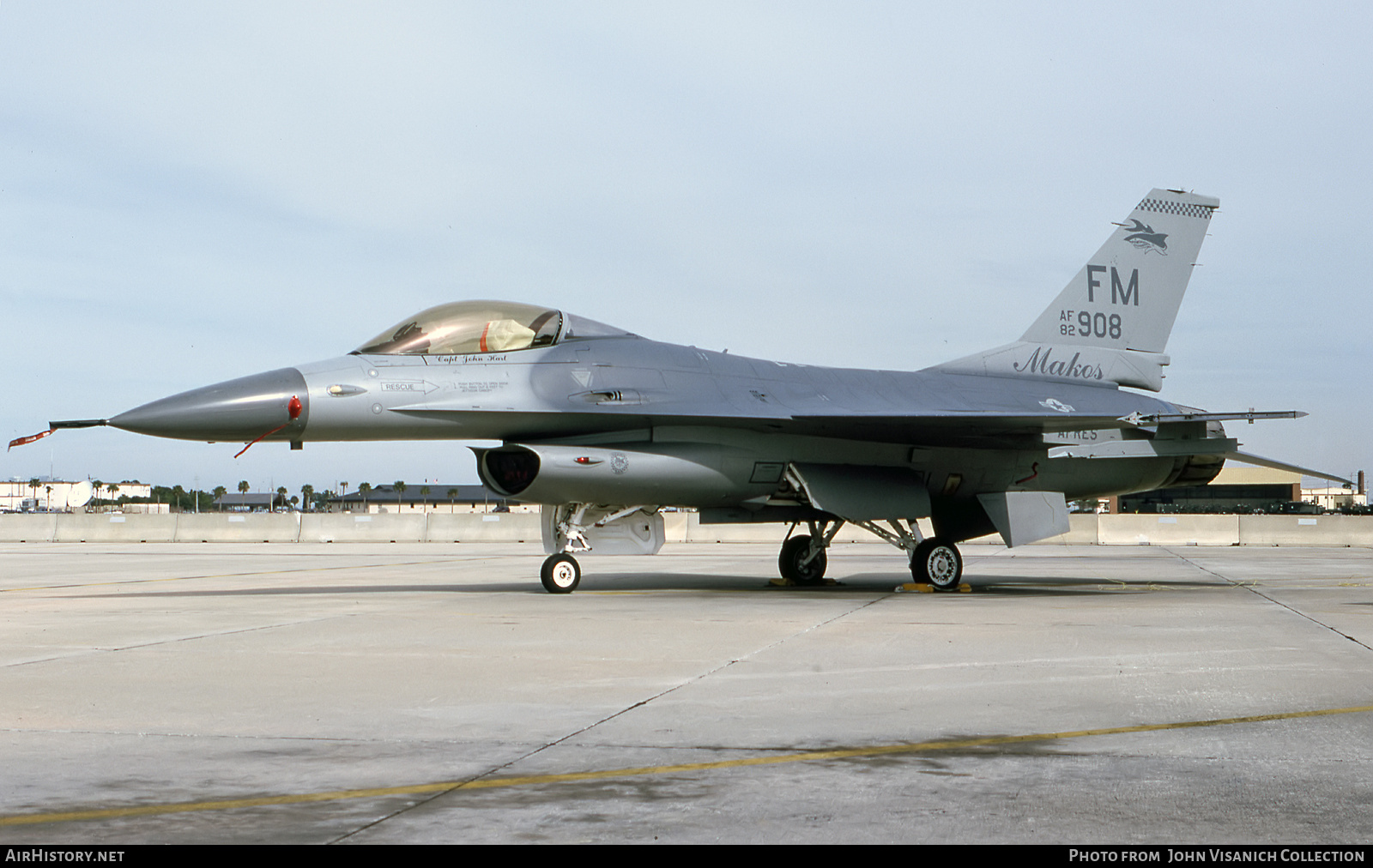 Aircraft Photo of 82-0908 / AF82-908 | General Dynamics F-16A Fighting Falcon | USA - Air Force | AirHistory.net #765195
