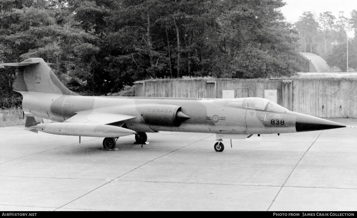 Aircraft Photo of 104838 | Canadair CF-104 Starfighter | Canada - Air Force | AirHistory.net #765200