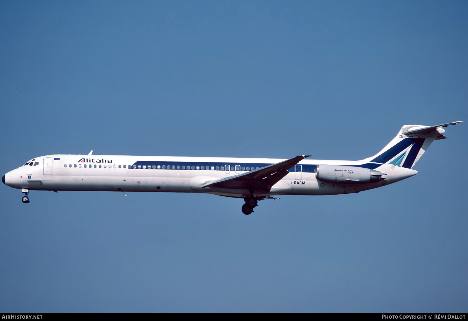 Aircraft Photo of I-DACM | McDonnell Douglas MD-82 (DC-9-82) | Alitalia | AirHistory.net #765208
