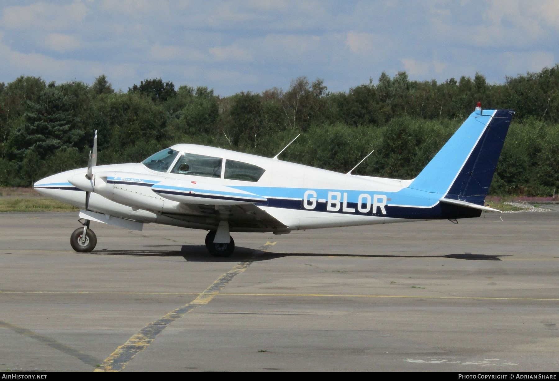 Aircraft Photo of G-BLOR | Piper PA-30-160 Twin Comanche | AirHistory.net #765241