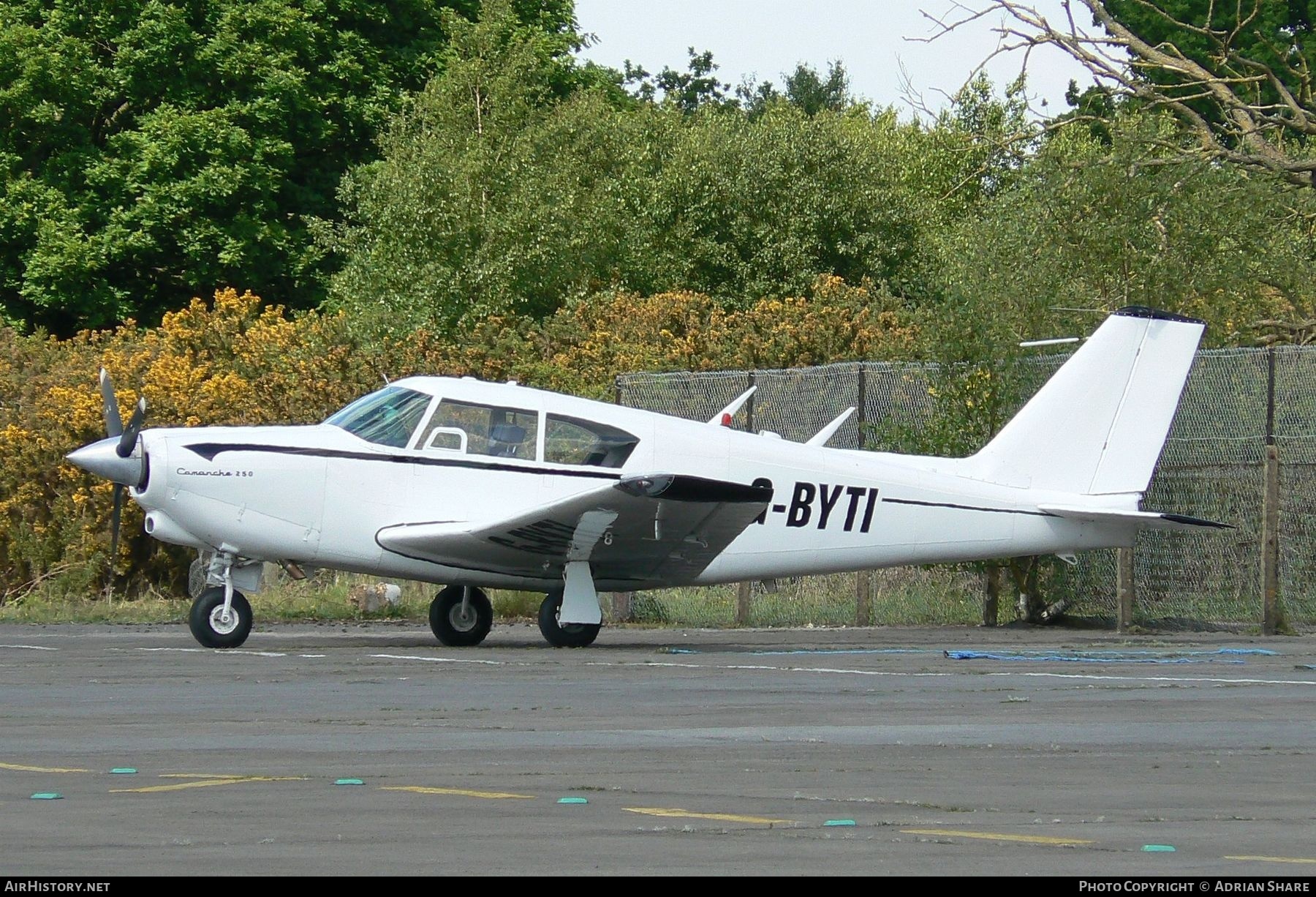 Aircraft Photo of G-BYTI | Piper PA-24-250 Comanche | AirHistory.net #765242