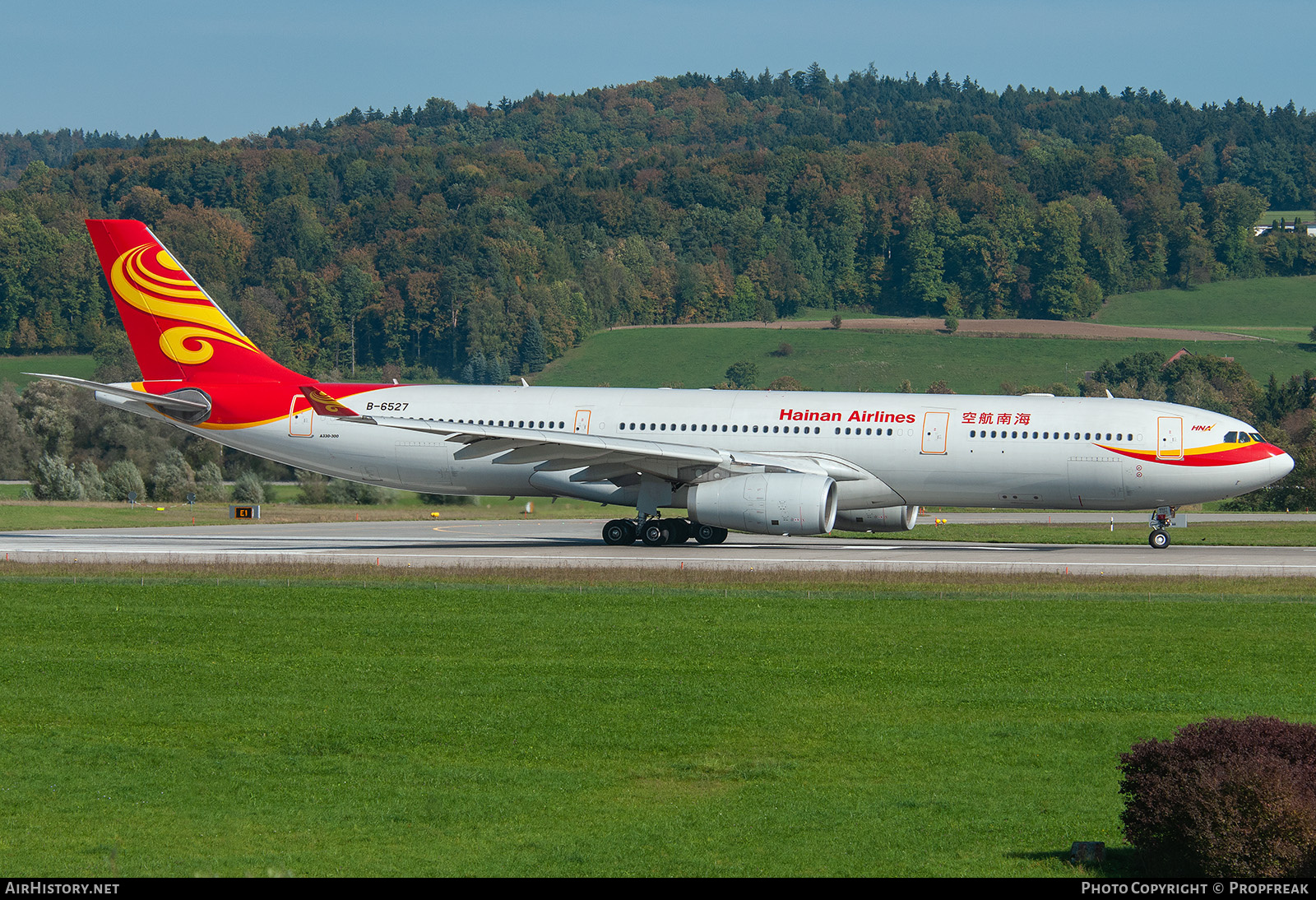 Aircraft Photo of B-6527 | Airbus A330-343E | Hainan Airlines | AirHistory.net #765266