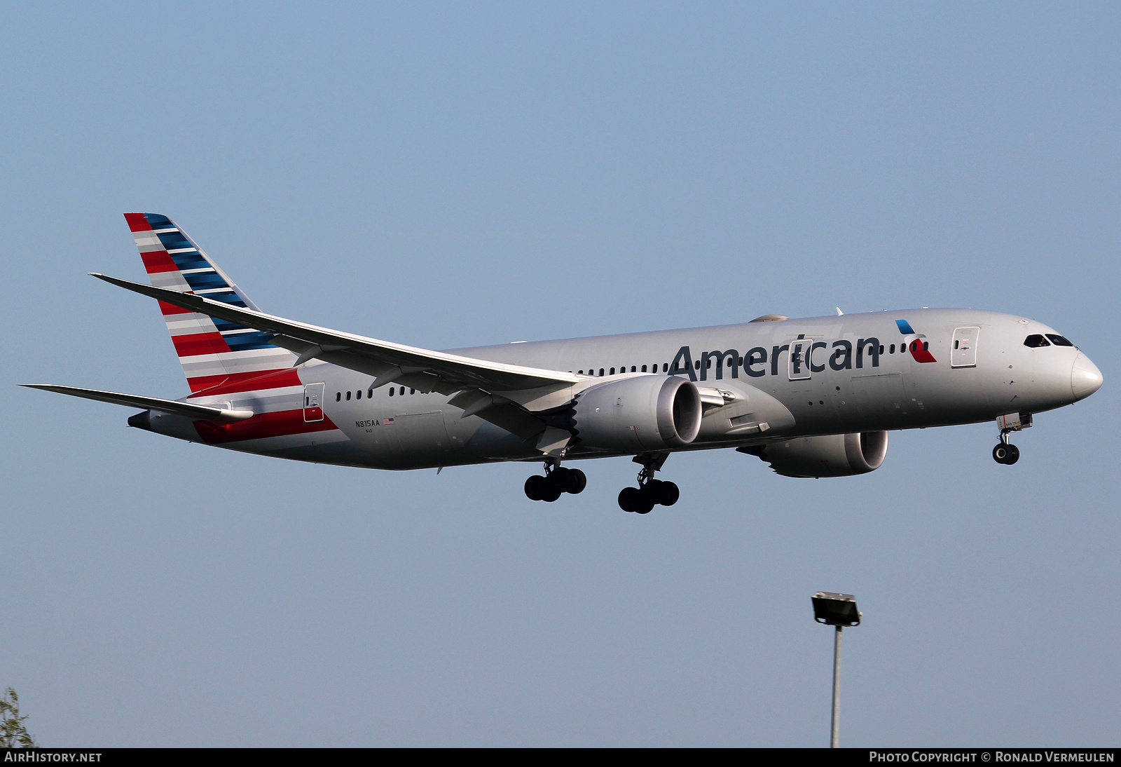 Aircraft Photo of N815AA | Boeing 787-8 Dreamliner | American Airlines | AirHistory.net #765271