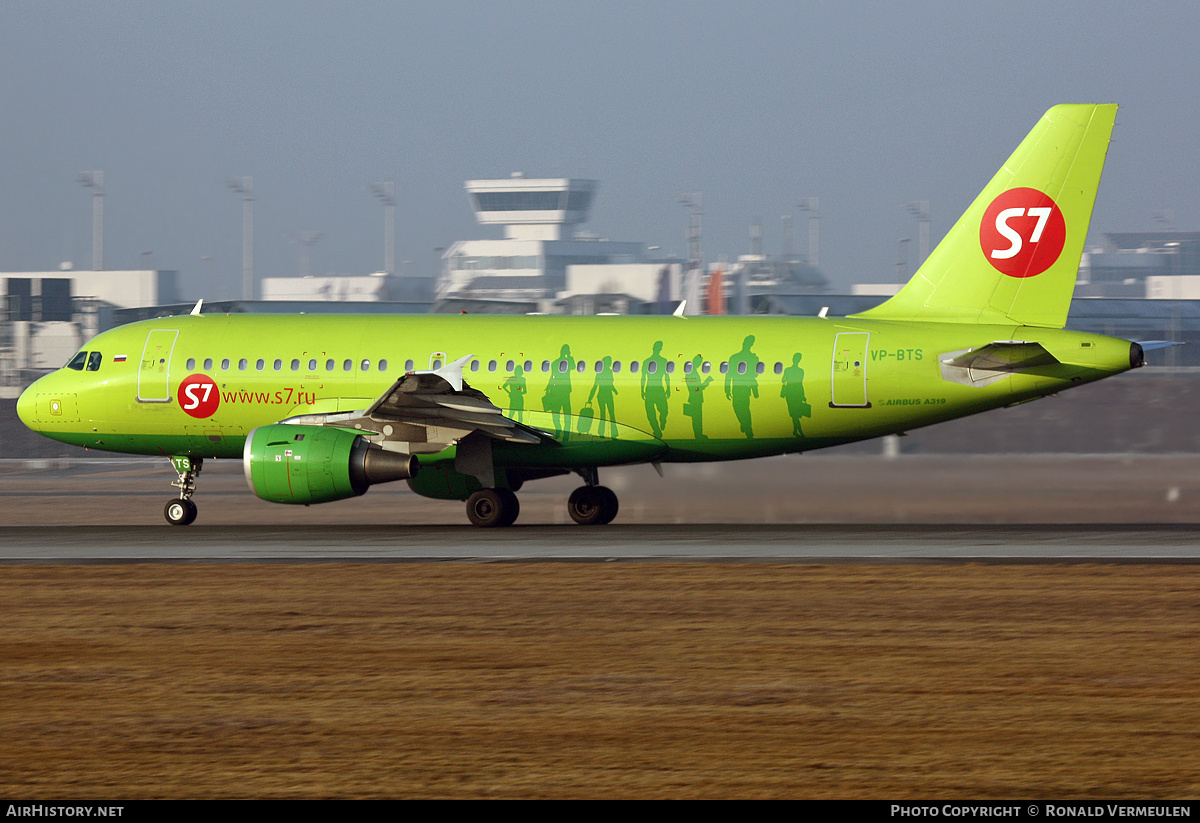 Aircraft Photo of VP-BTS | Airbus A319-114 | S7 Airlines | AirHistory.net #765281