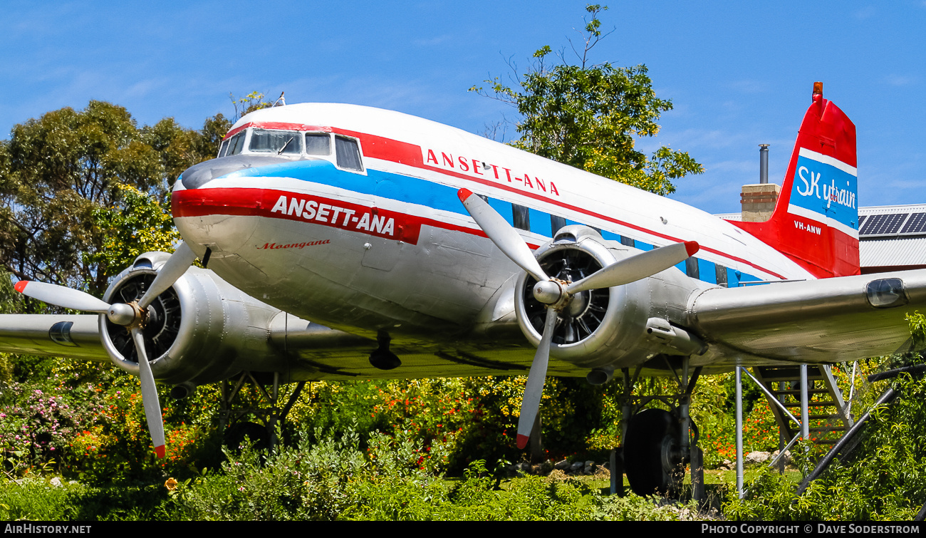 Aircraft Photo of VH-ANW | Douglas DC-3-G202A | Ansett - ANA | AirHistory.net #765303