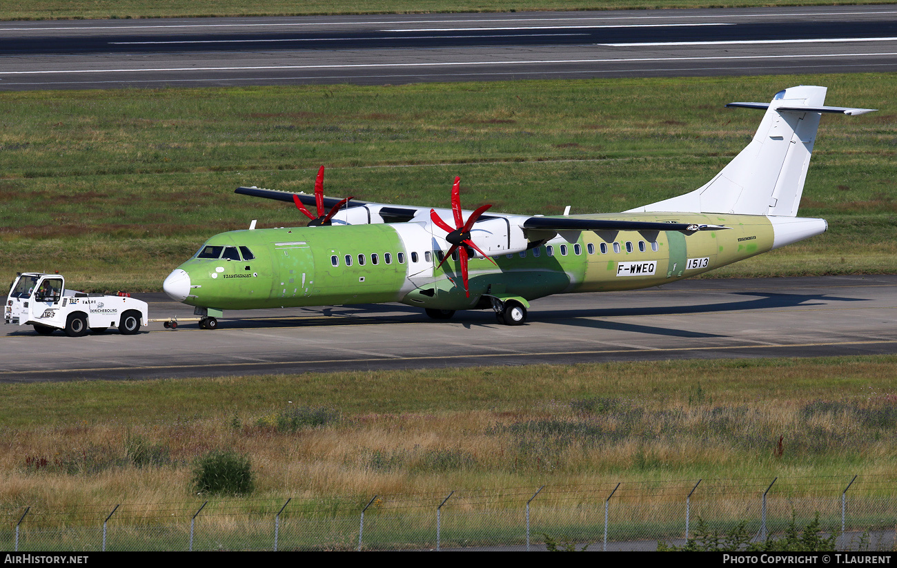 Aircraft Photo of F-WWEQ | ATR ATR-72-600 (ATR-72-212A) | AirHistory.net #765305
