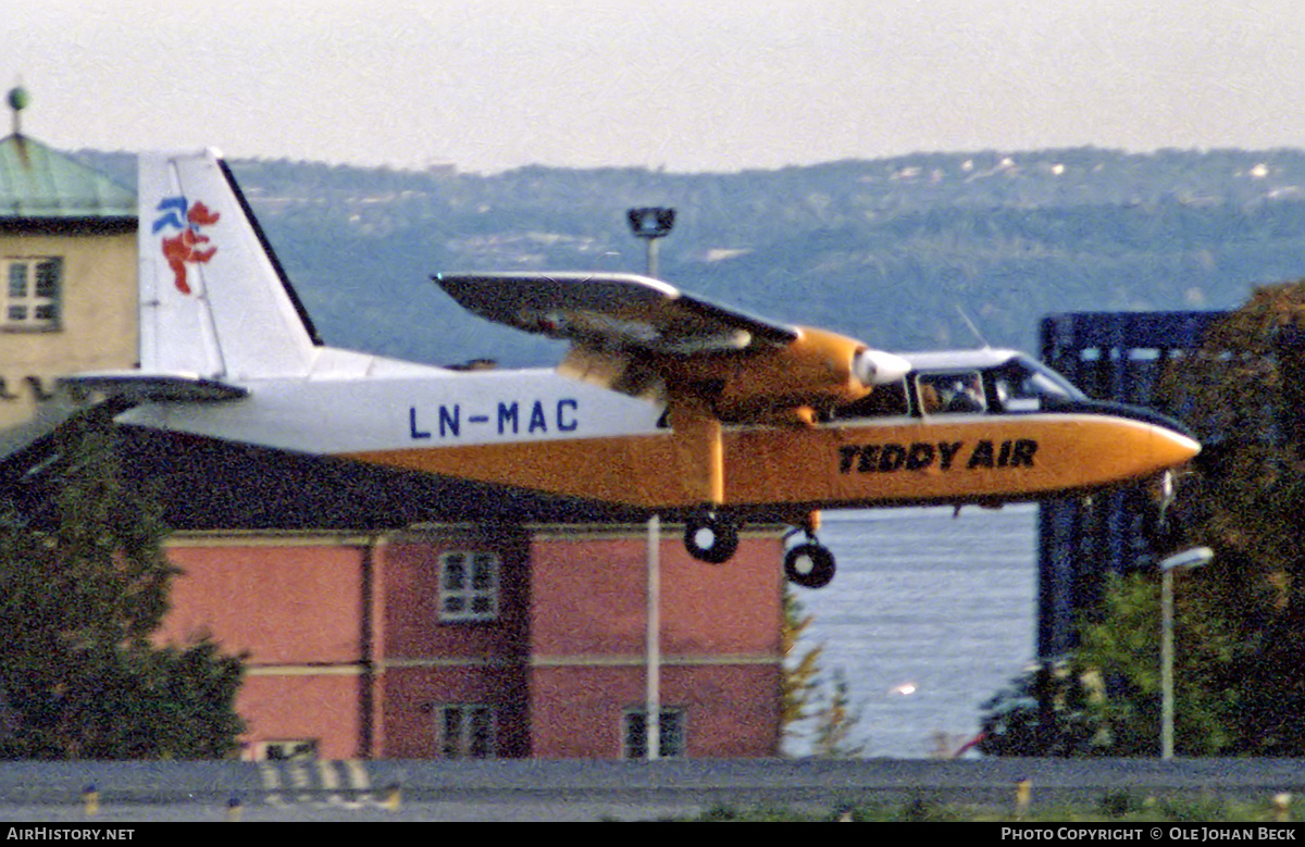 Aircraft Photo of LN-MAC | Britten-Norman BN-2A-26 Islander | Teddy Air | AirHistory.net #765339
