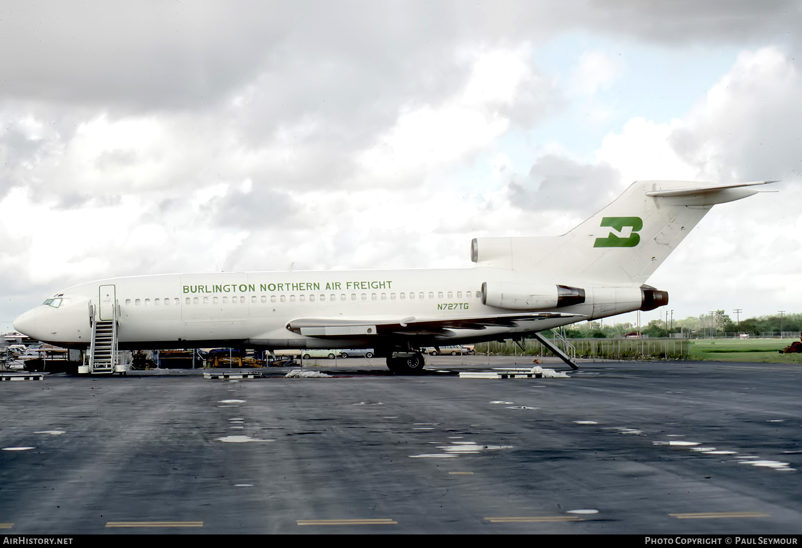 Aircraft Photo of N727TG | Boeing 727-108C | Burlington Northern Air Freight | AirHistory.net #765363