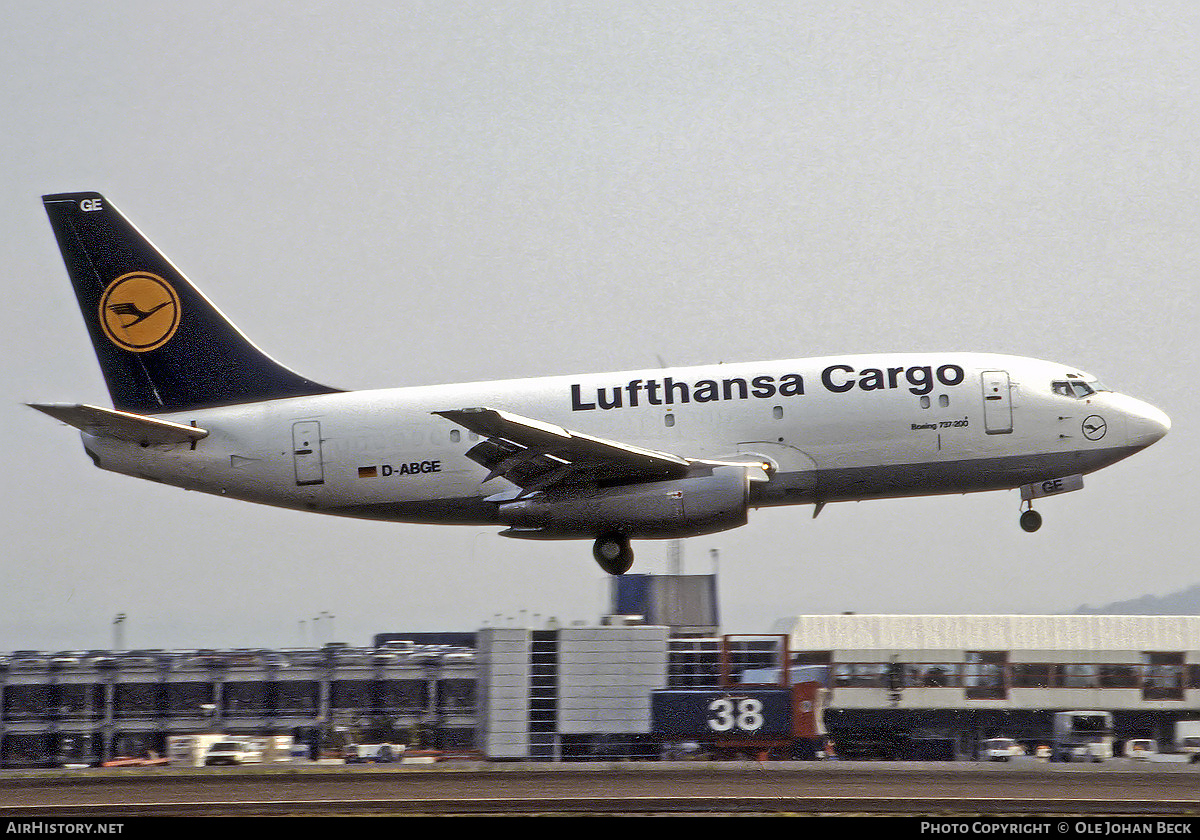 Aircraft Photo of D-ABGE | Boeing 737-230C | Lufthansa Cargo | AirHistory.net #765373