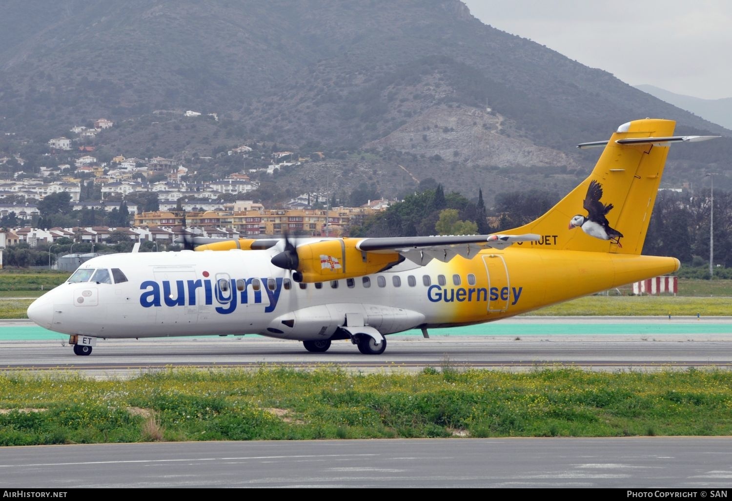 Aircraft Photo of G-HUET | ATR ATR-42-500 | Aurigny Air Services | AirHistory.net #765383