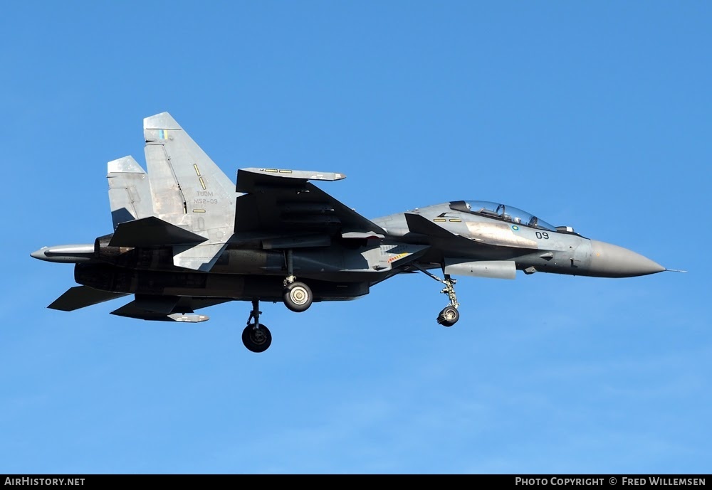 Aircraft Photo of M52-09 | Sukhoi Su-30MKM | Malaysia - Air Force | AirHistory.net #765394