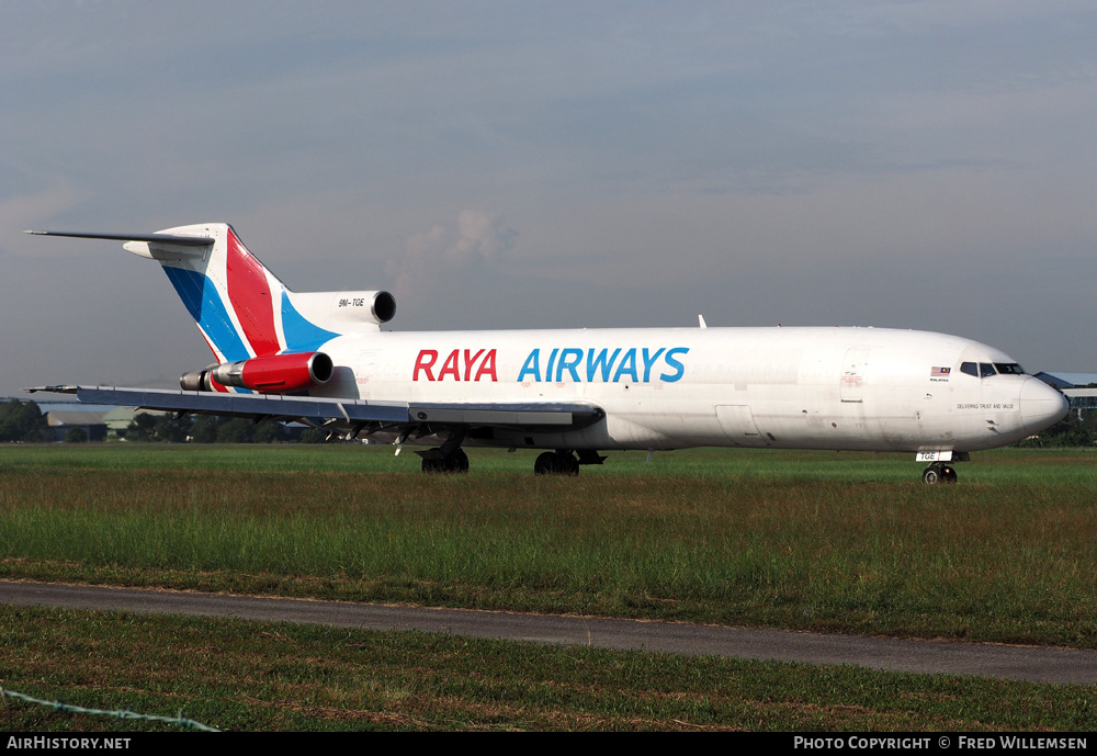 Aircraft Photo of 9M-TGE | Boeing 727-247F | Raya Airways | AirHistory.net #765417