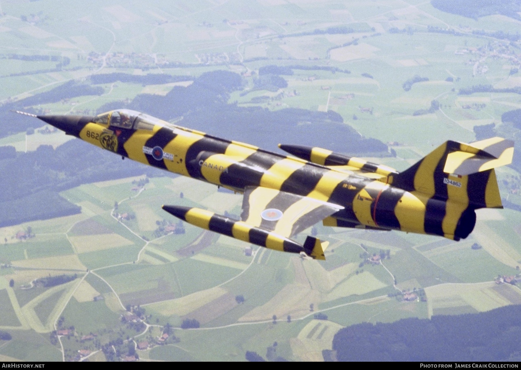 Aircraft Photo of 104862 | Canadair CF-104 Starfighter | Canada - Air Force | AirHistory.net #765420