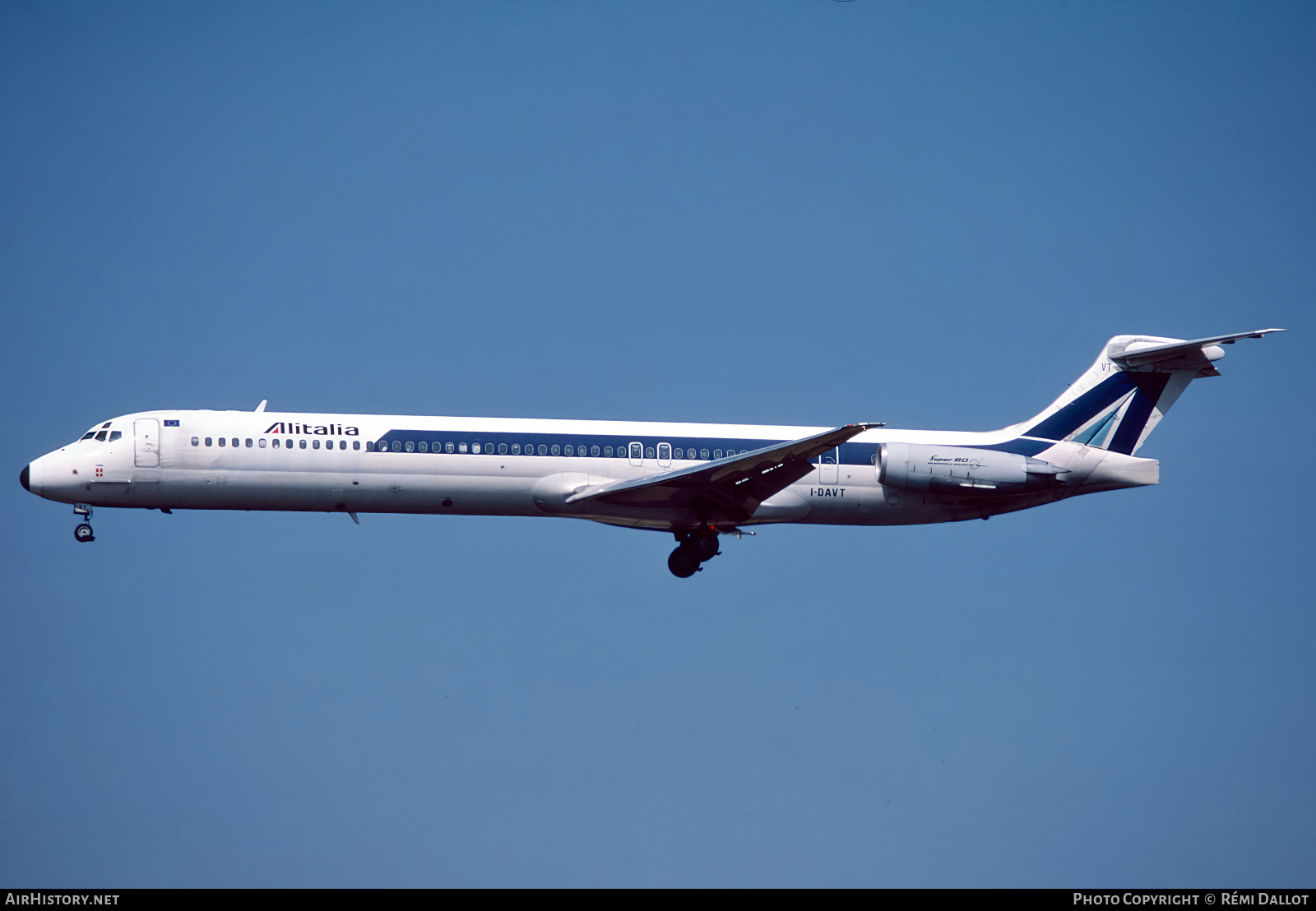 Aircraft Photo of I-DAVT | McDonnell Douglas MD-82 (DC-9-82) | Alitalia | AirHistory.net #765449