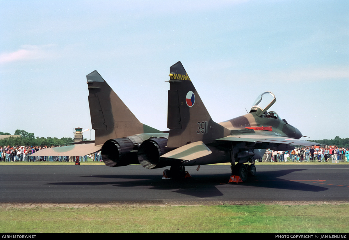 Aircraft Photo of 3911 | Mikoyan-Gurevich MiG-29A (9-12A) | Czechoslovakia - Air Force | AirHistory.net #765454