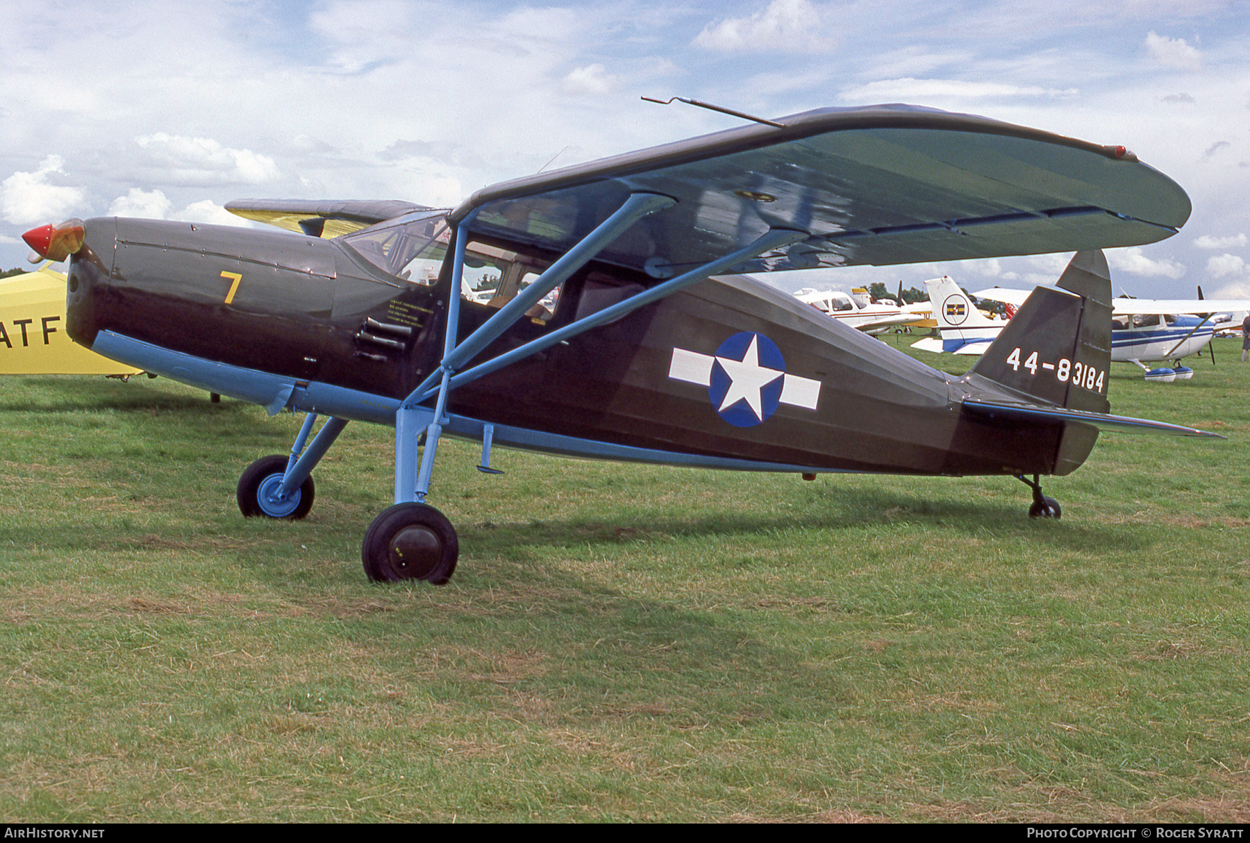 Aircraft Photo of G-RGUS / 44-83184 | Fairchild UC-61K Argus Mk3 (24R-46A) | USA - Air Force | AirHistory.net #765467