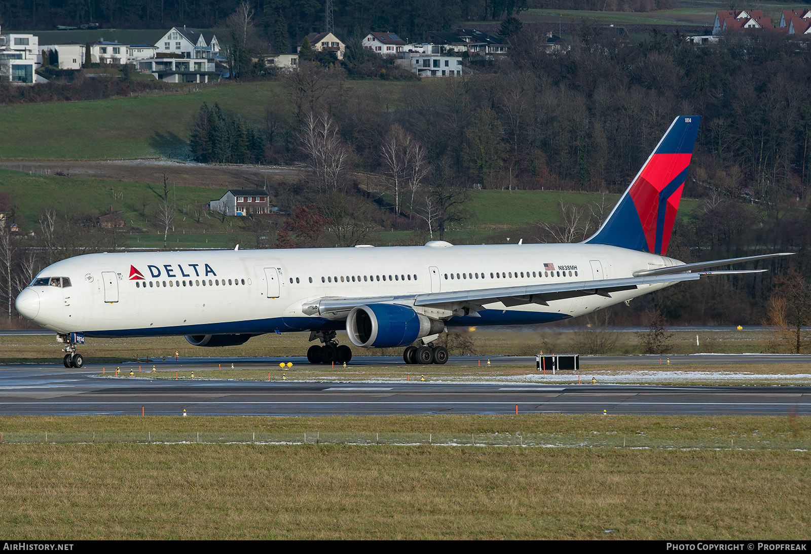 Aircraft Photo of N838MH | Boeing 767-432/ER | Delta Air Lines | AirHistory.net #765483