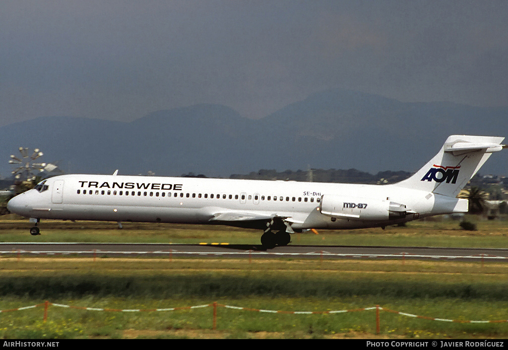 Aircraft Photo of SE-DHI | McDonnell Douglas MD-87 (DC-9-87) | Transwede Airways | AirHistory.net #765511