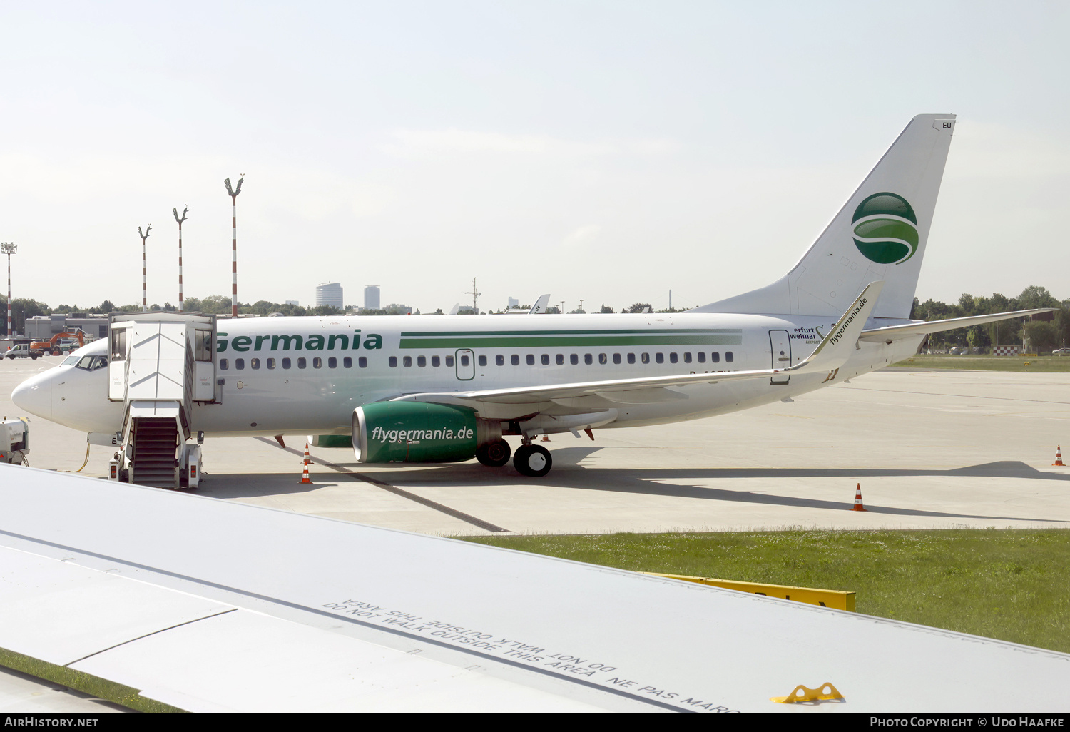 Aircraft Photo of D-AGEU | Boeing 737-75B | Germania | AirHistory.net #765534