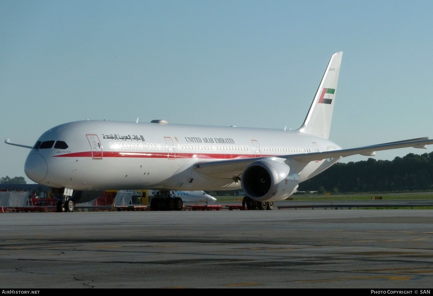 Aircraft Photo of A6-PFE | Boeing 787-9 Dreamliner | United Arab Emirates Government | AirHistory.net #765549