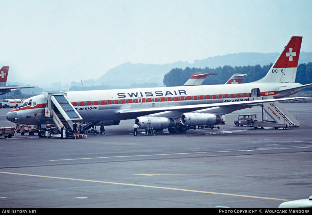 Aircraft Photo of HB-IDE | McDonnell Douglas DC-8-62 | Swissair | AirHistory.net #765553