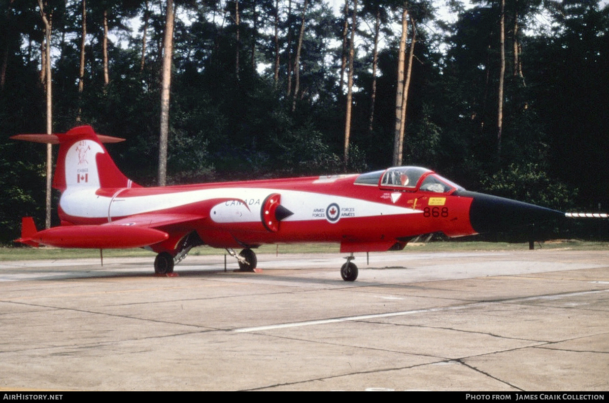 Aircraft Photo of 104868 | Canadair CF-104 Starfighter | Canada - Air Force | AirHistory.net #765554