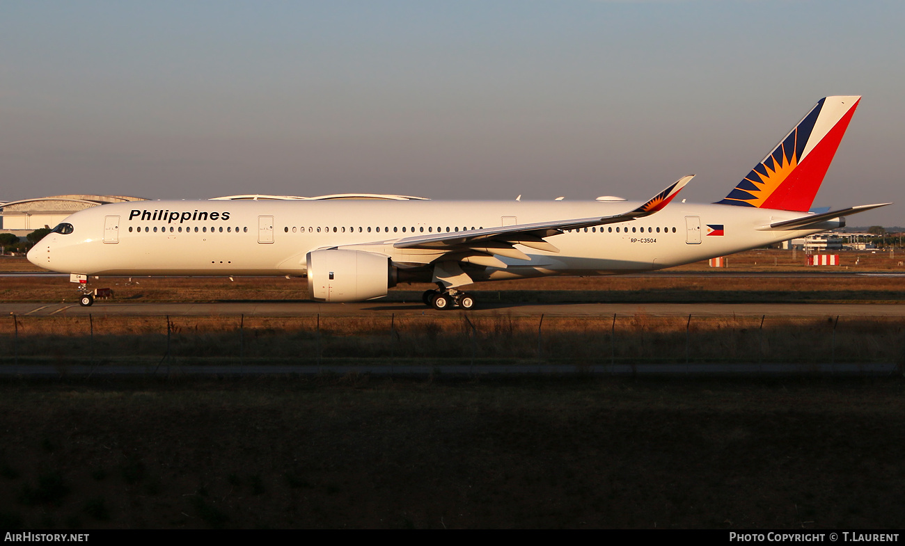 Aircraft Photo of RP-C3504 | Airbus A350-941 | Philippine Airlines | AirHistory.net #765596