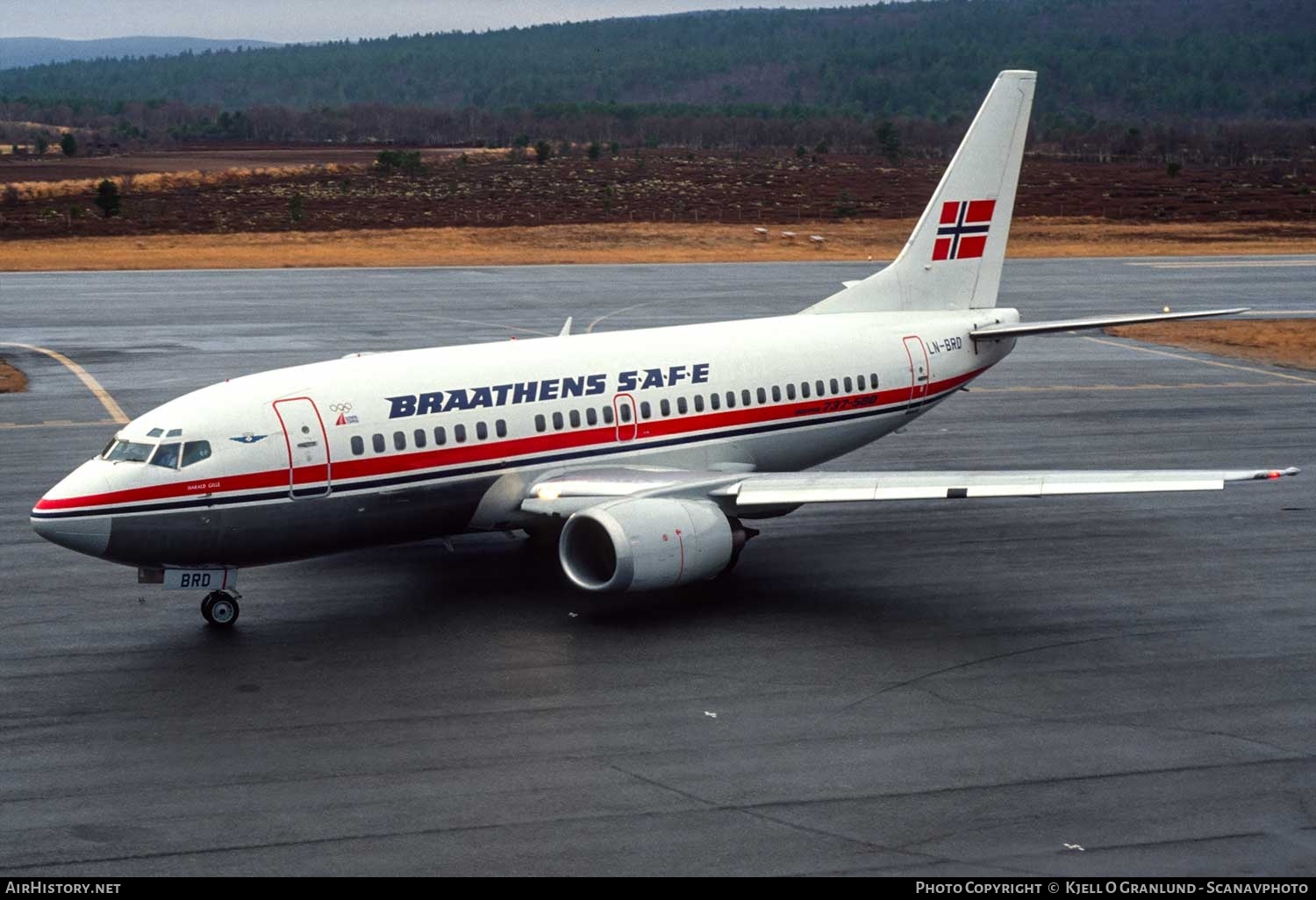 Aircraft Photo of LN-BRD | Boeing 737-505 | Braathens SAFE | AirHistory.net #765606