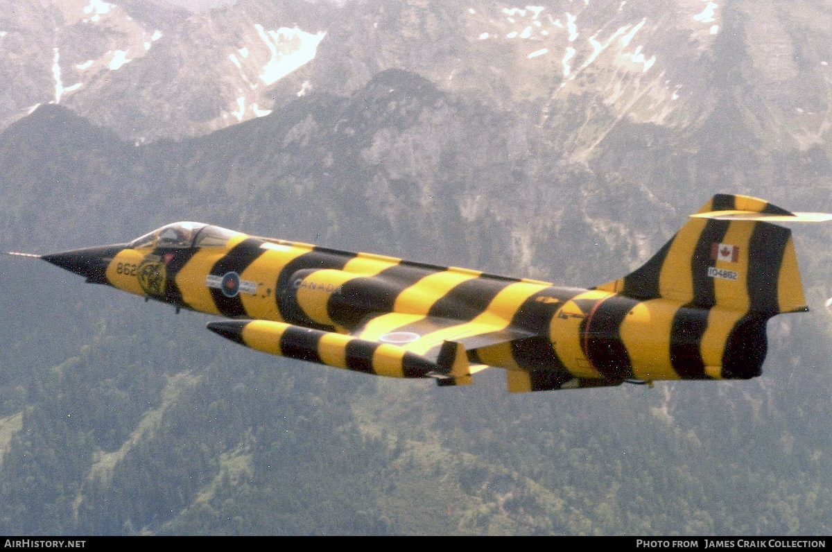 Aircraft Photo of 104862 | Canadair CF-104 Starfighter | Canada - Air Force | AirHistory.net #765660