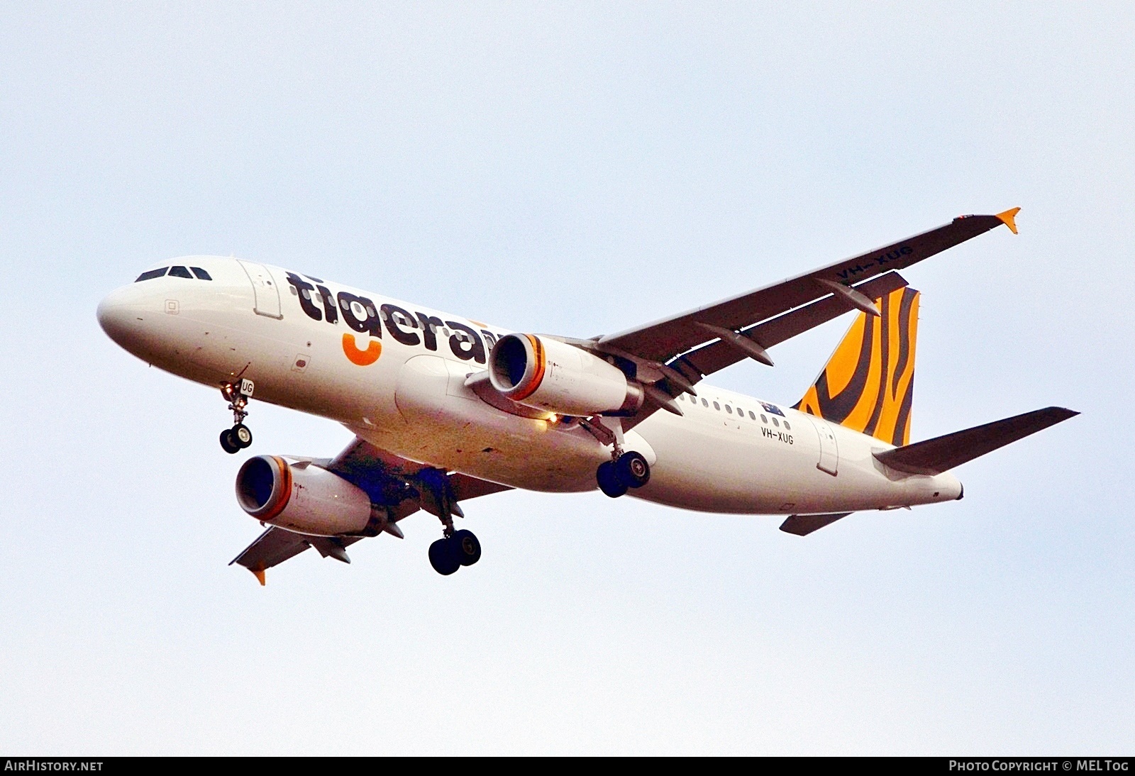 Aircraft Photo of VH-XUG | Airbus A320-232 | Tigerair | AirHistory.net #765694