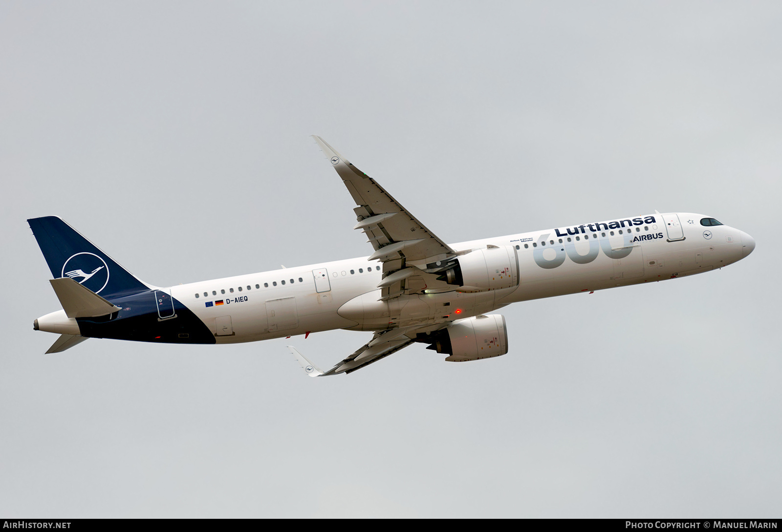 Aircraft Photo of D-AIEQ | Airbus A321-271NX | Lufthansa | AirHistory.net #765695