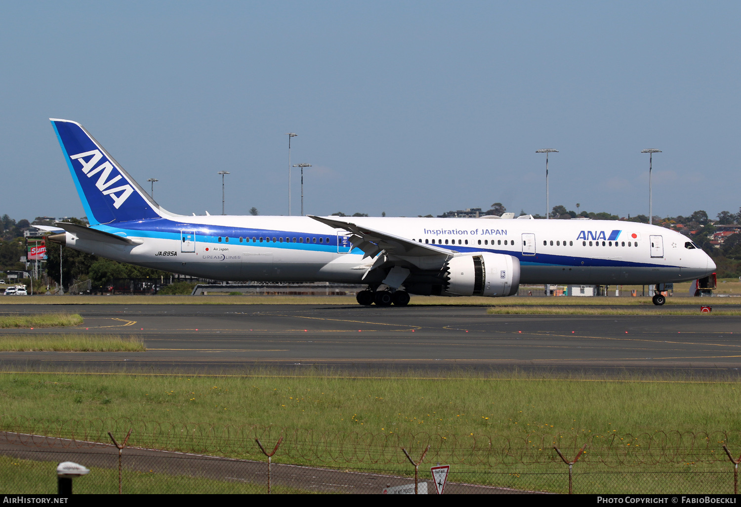 Aircraft Photo of JA895A | Boeing 787-9 Dreamliner | All Nippon Airways - ANA | AirHistory.net #765698