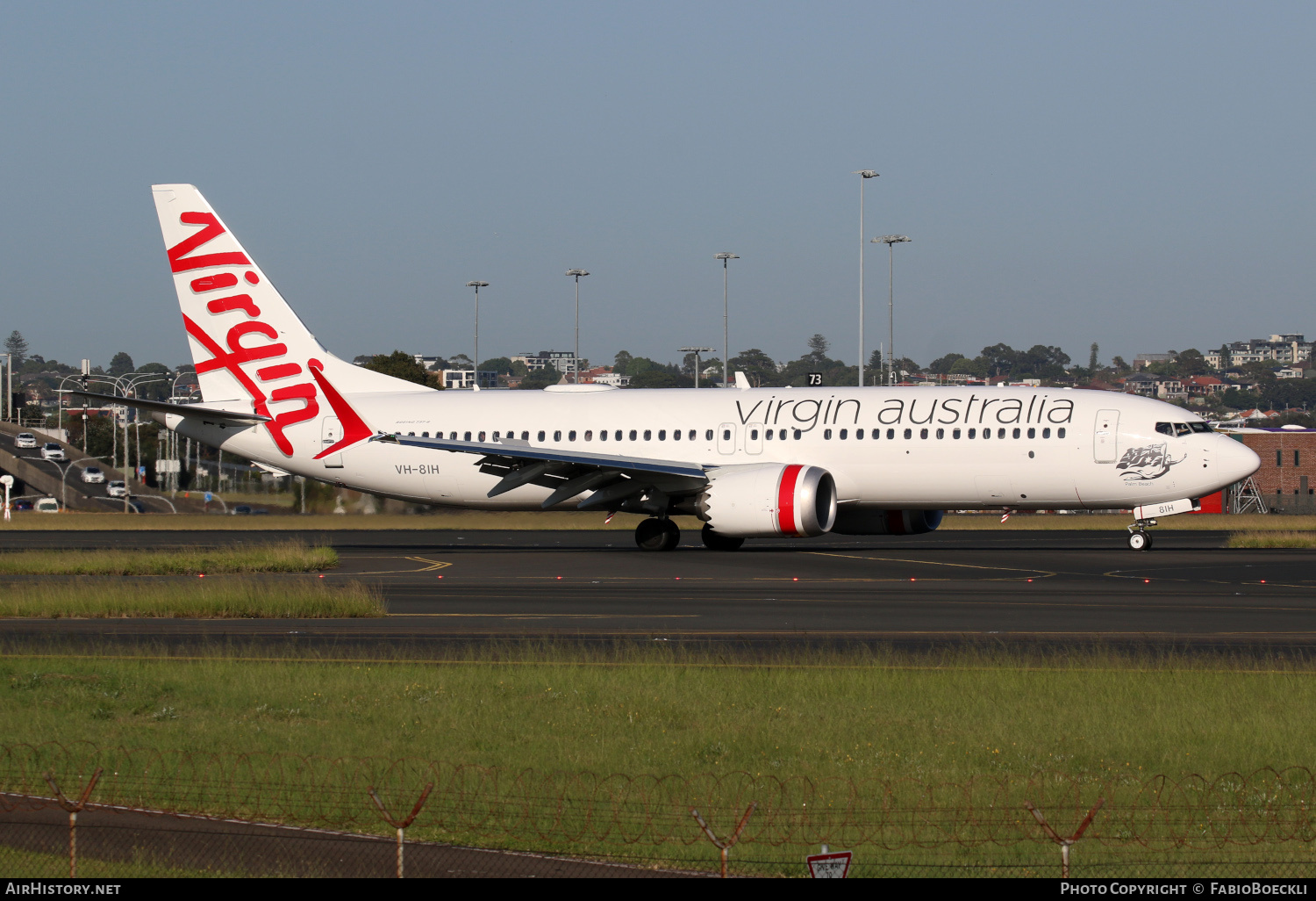 Aircraft Photo of VH-8IH | Boeing 737-8 Max 8 | Virgin Australia Airlines | AirHistory.net #765705