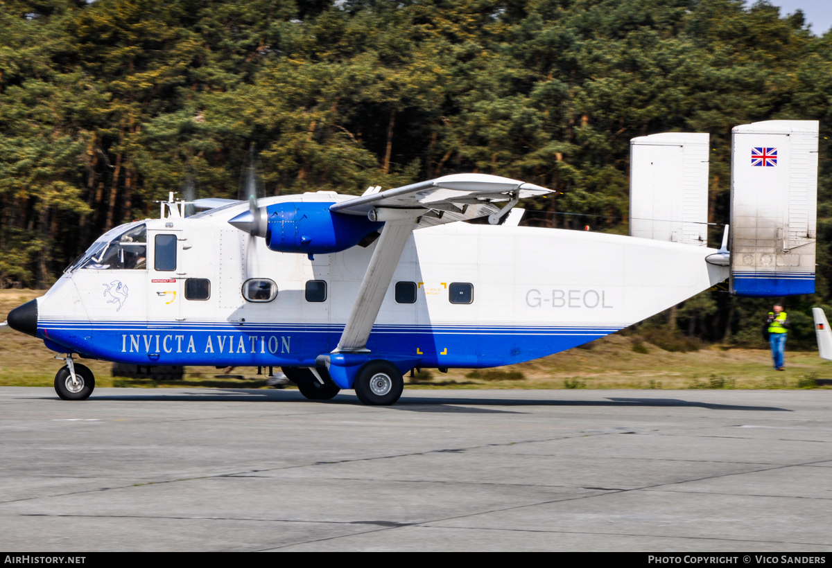 Aircraft Photo of G-BEOL | Short SC.7 Skyvan 3-100 | Invicta Aviation | AirHistory.net #765715