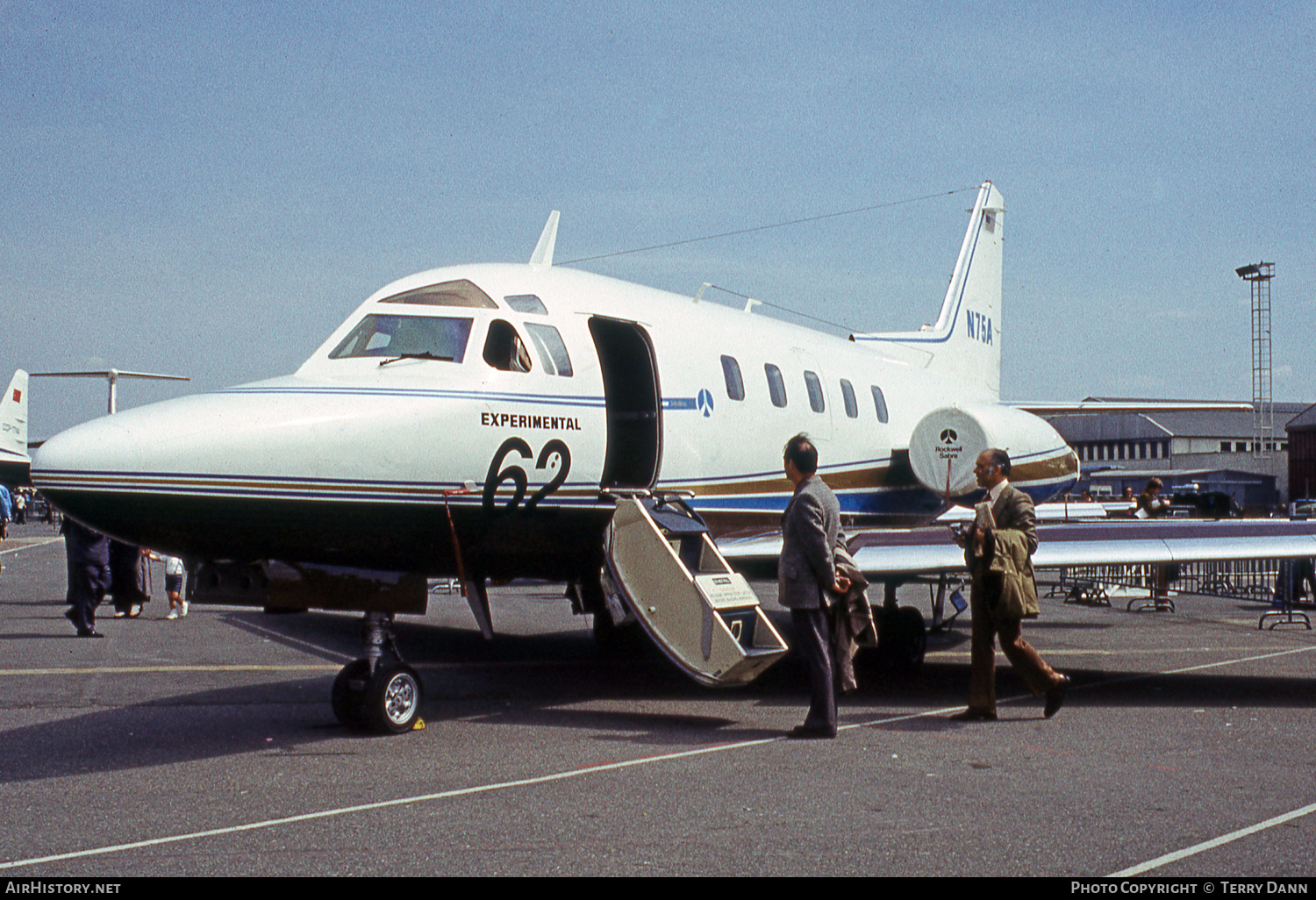 Aircraft Photo of N75A | North American Rockwell NA-380 Sabreliner 75A | AirHistory.net #765724