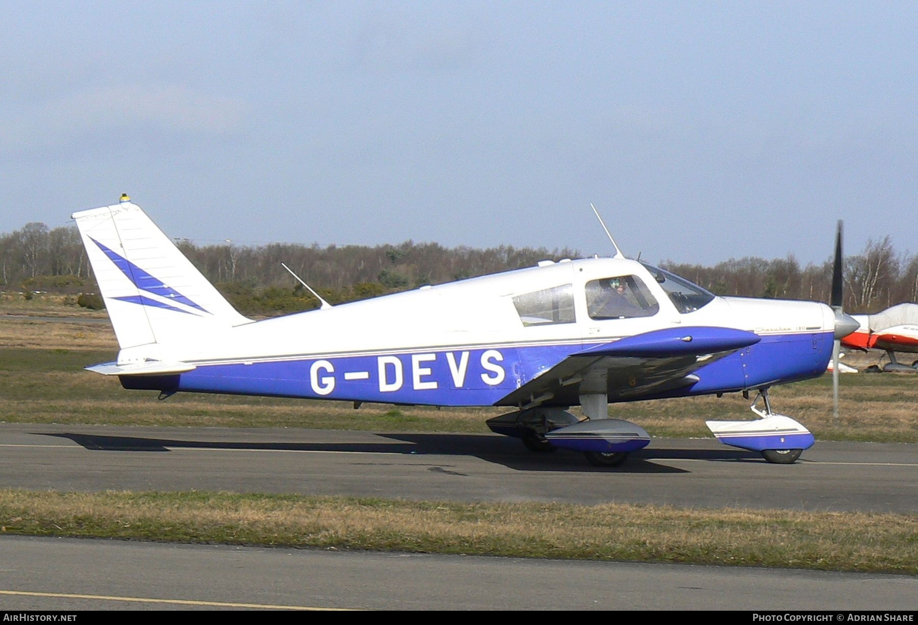 Aircraft Photo of G-DEVS | Piper PA-28-180 Cherokee B | AirHistory.net #765737