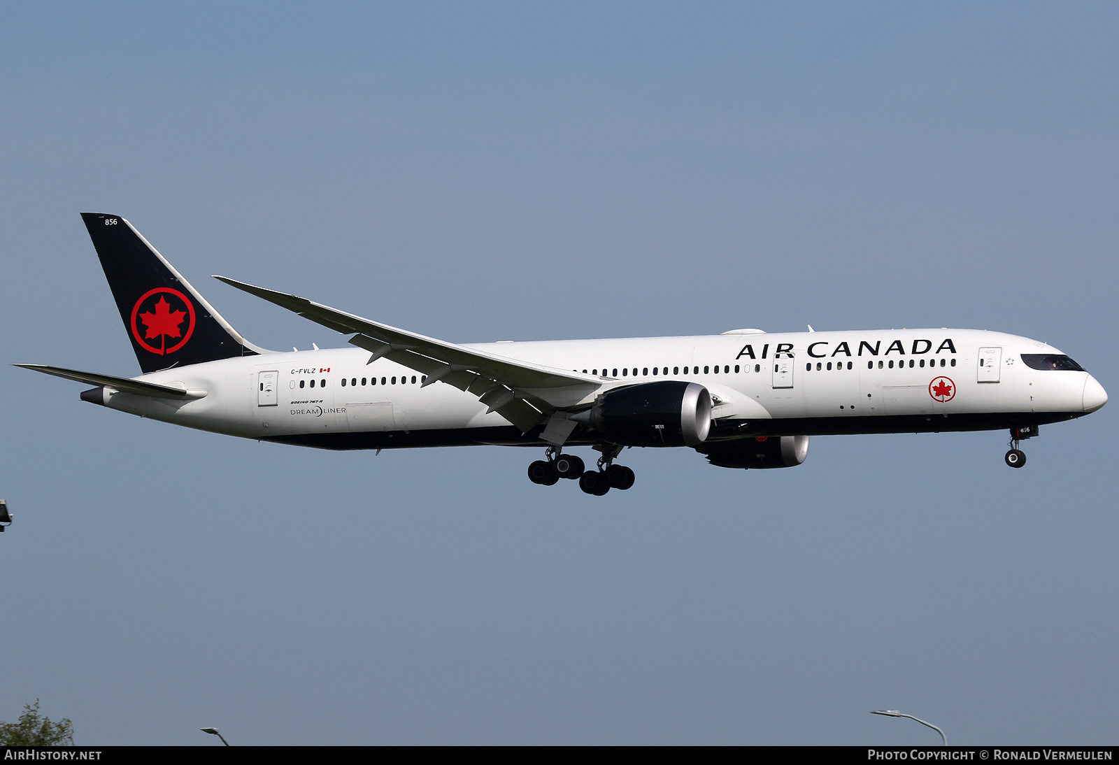 Aircraft Photo of C-FVLZ | Boeing 787-9 Dreamliner | Air Canada | AirHistory.net #765754