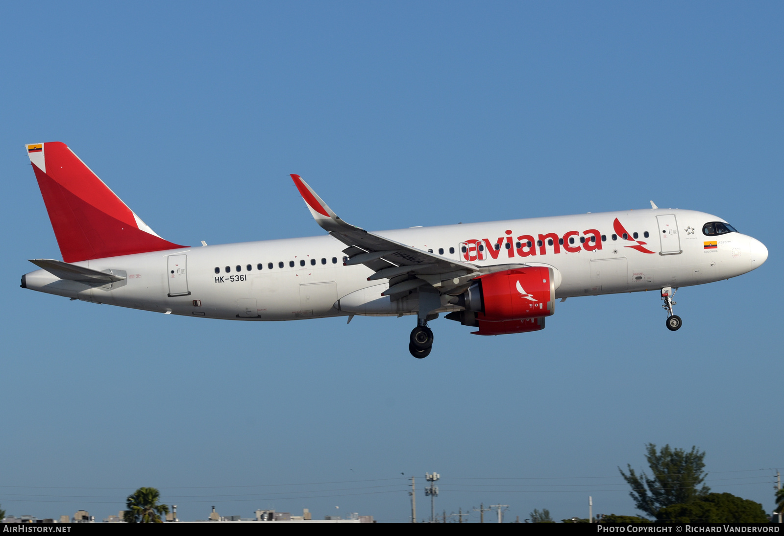 Aircraft Photo of HK-5361 | Airbus A320-251N | Avianca | AirHistory.net #765763