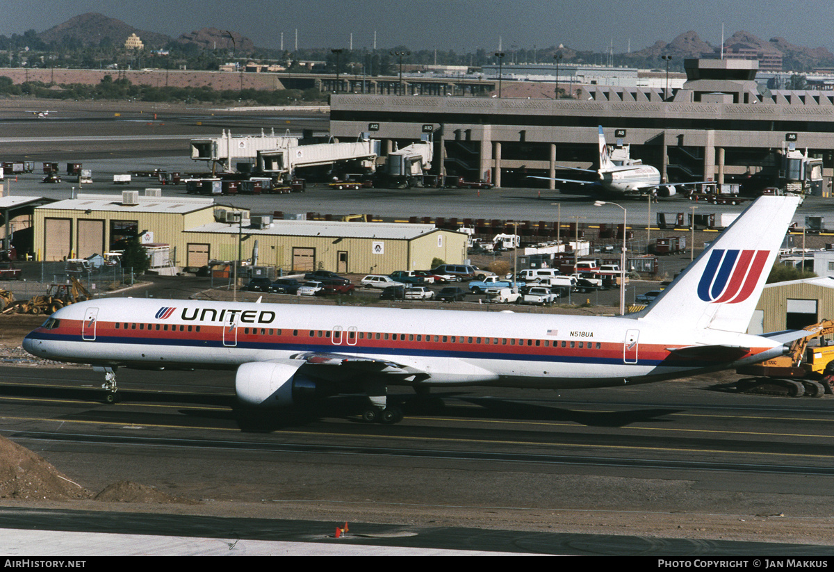 Aircraft Photo of N518UA | Boeing 757-222 | United Airlines | AirHistory.net #765769