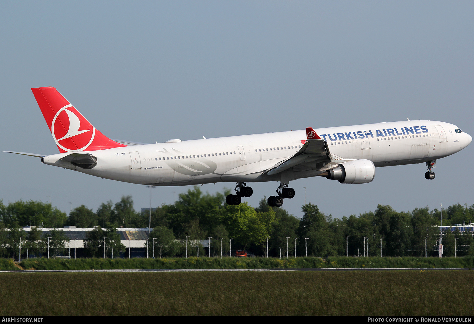 Aircraft Photo of TC-JOF | Airbus A330-303 | Turkish Airlines | AirHistory.net #765771