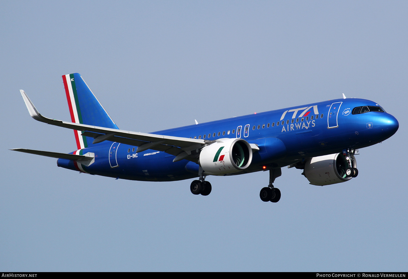 Aircraft Photo of EI-INC | Airbus A320-271N | ITA Airways | AirHistory.net #765787