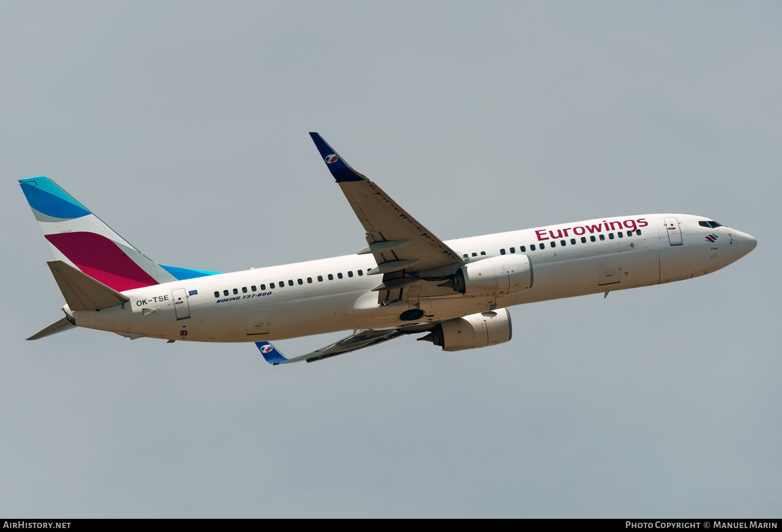 Aircraft Photo of OK-TSE | Boeing 737-81D | Eurowings | AirHistory.net #765795