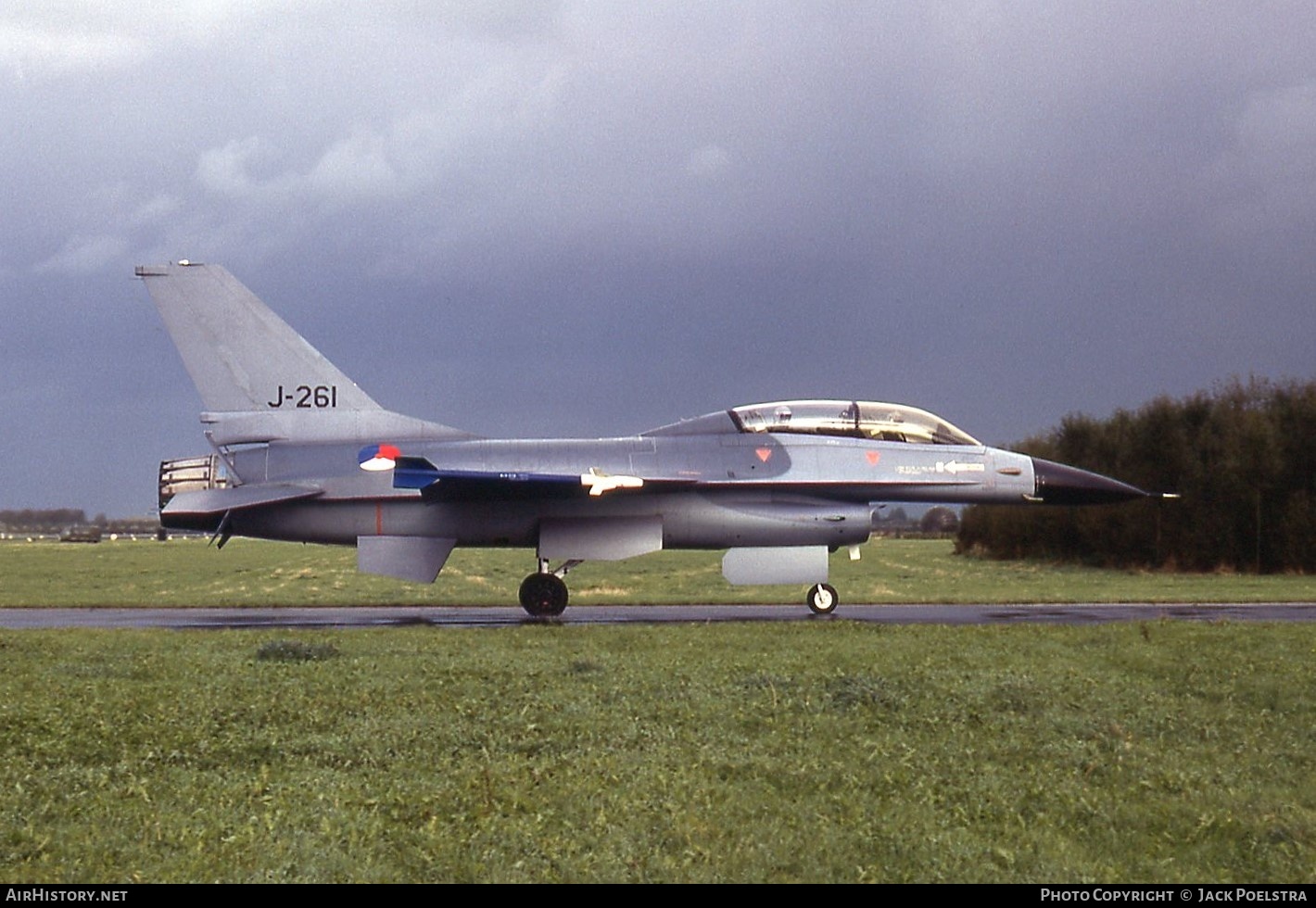 Aircraft Photo of J-261 | General Dynamics F-16B Fighting Falcon | Netherlands - Air Force | AirHistory.net #765811