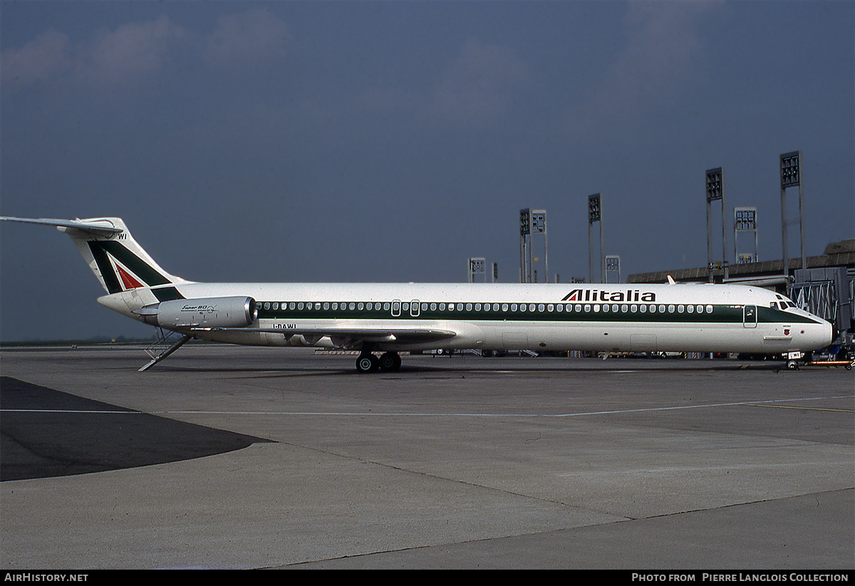Aircraft Photo of I-DAWI | McDonnell Douglas MD-82 (DC-9-82) | Alitalia | AirHistory.net #765835