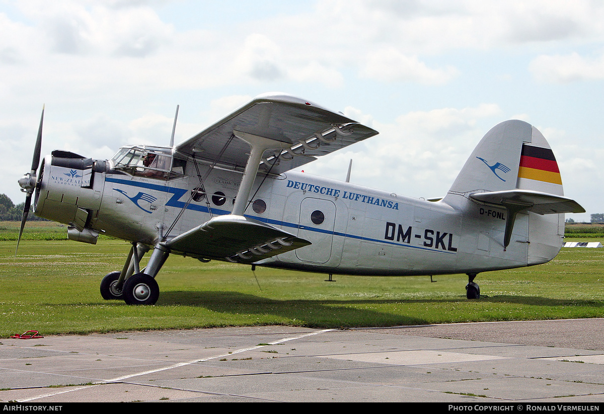 Aircraft Photo of D-FONL / DM-SKL | Antonov An-2T | Classic Wings | Deutsche Lufthansa | AirHistory.net #765849