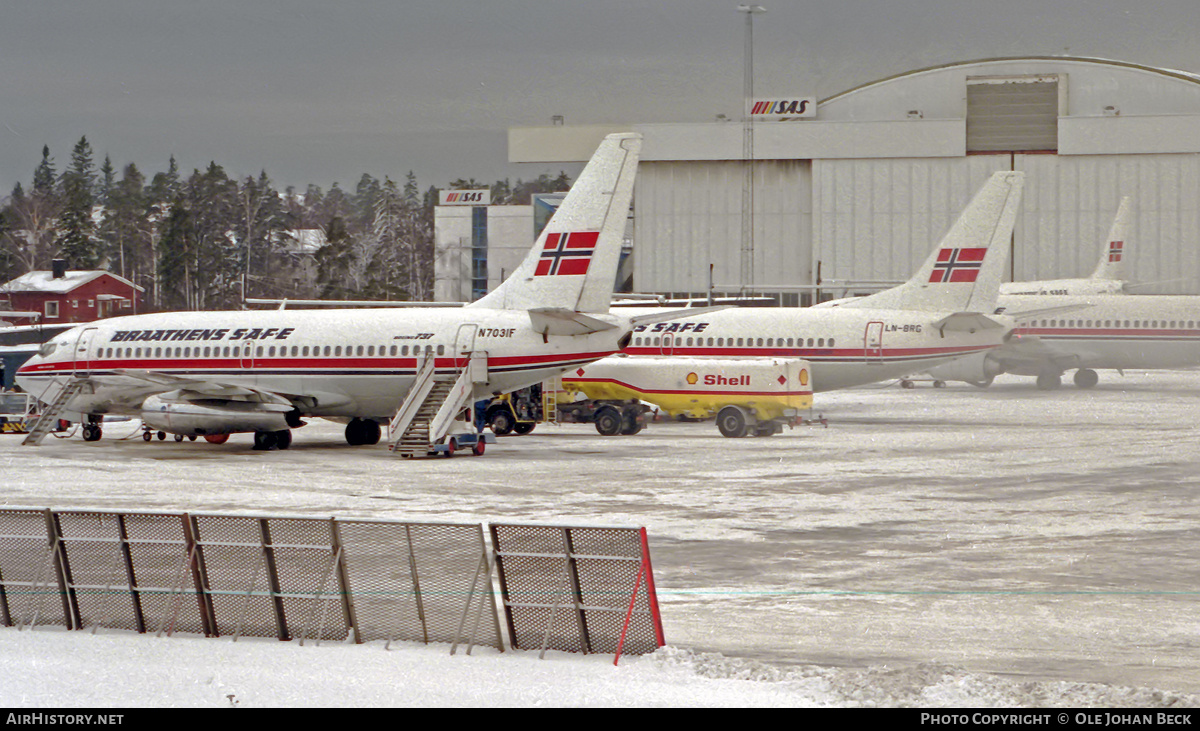 Aircraft Photo of N7031F | Boeing 737-205/Adv | Braathens SAFE | AirHistory.net #765854