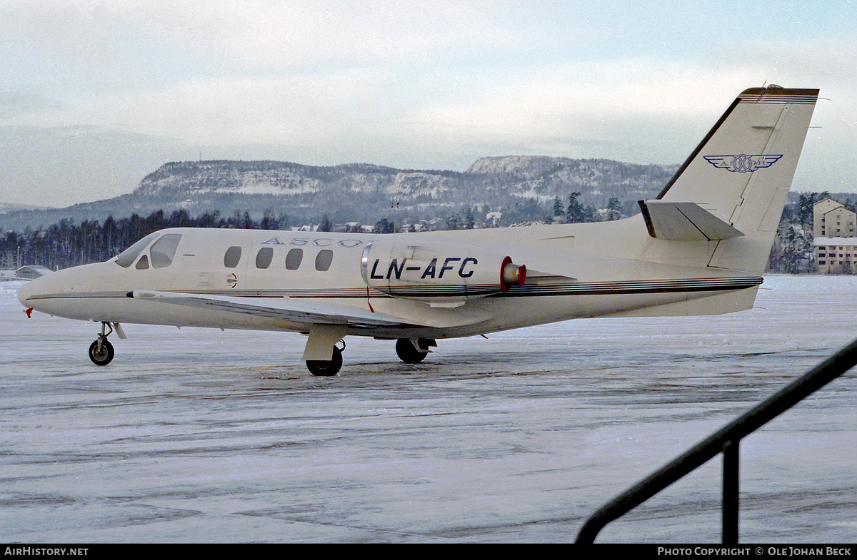 Aircraft Photo of LN-AFC | Cessna 501 Citation I/SP | Ascor Flyservice | AirHistory.net #765871