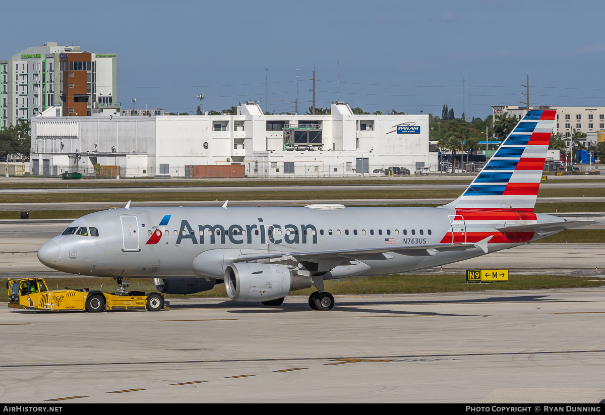 Aircraft Photo of N763US | Airbus A319-112 | American Airlines | AirHistory.net #765889
